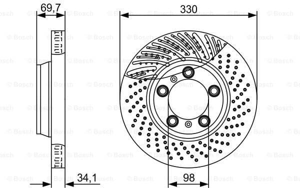 Brake Disc 0986479580