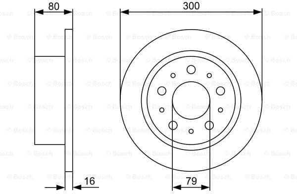 Brake Disc 0986479317 - image 5