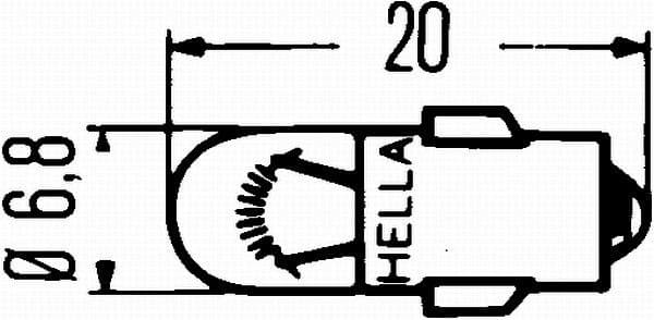 Bulb, interior light STANDARD 8GP 002 066-121 - image 2