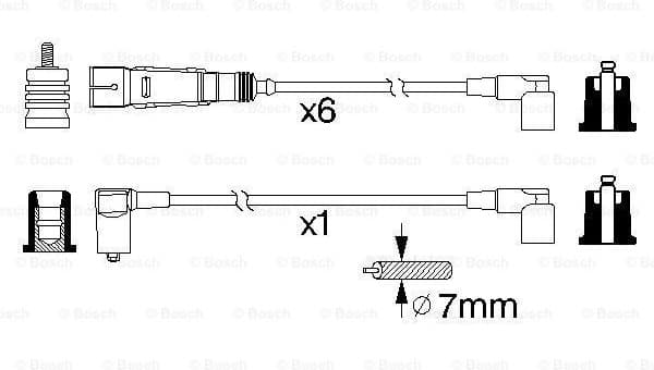 Ignition Cable Kit 0986356335 - image 3