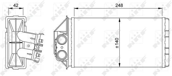 Heat Exchanger, interior heating 53561