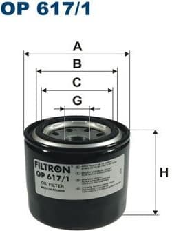 Oil Filter OP617/1