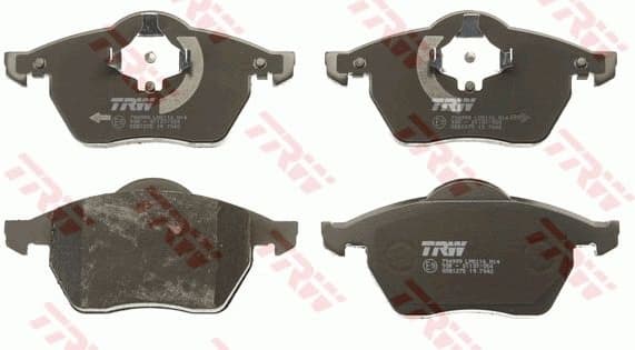 Brake Pad Set, disc brake COTEC GDB1275 - image 2