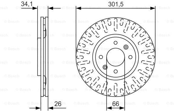 Brake Disc 0986479D36 - image 5