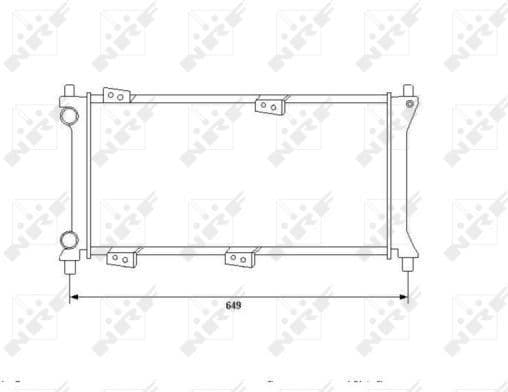 Radiator, engine cooling 58225 - image 2