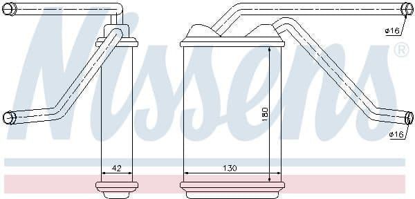 Heat Exchanger, interior heating 76511