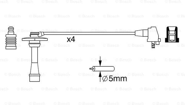 Ignition Cable Kit 0986357259 - image 5