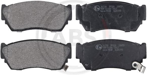 Brake Pad Set, disc brake 36728