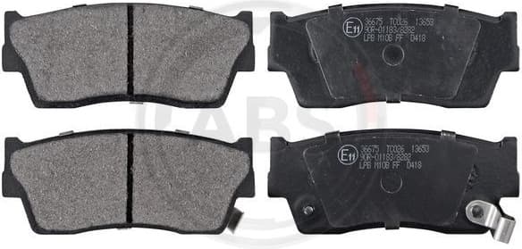 Brake Pad Set, disc brake 36675