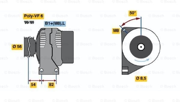 Alternator 0986041740