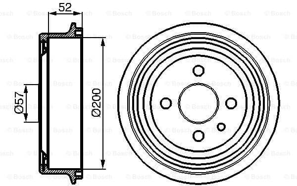 Brake Drum 0986477018