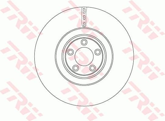 Brake Disc TRW SINGLE DF6651S