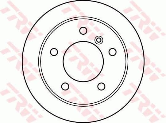 Brake Disc TRW SINGLE DF4087S - image 2