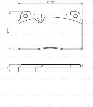 Brake Pad Set, disc brake 0986494702 - image 7