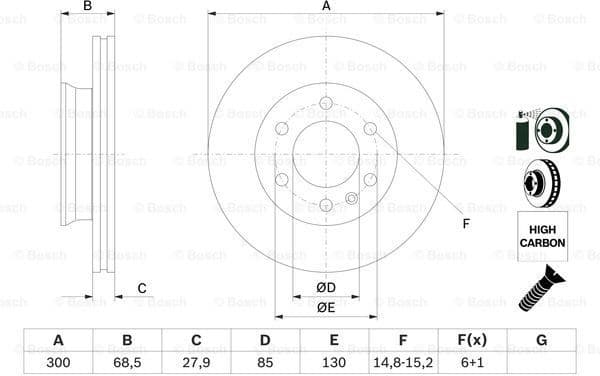 Brake Disc 0986479294 - image 5