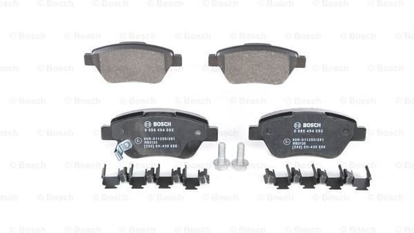 Brake Pad Set, disc brake 0986494092