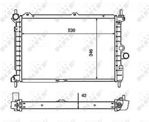 Radiator, engine cooling EASY FIT 50126 - image 6