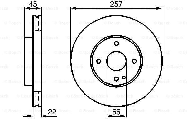 Brake Disc 0986478638