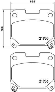Brake Pad Set, disc brake PRIME LINE P83091