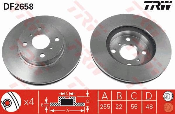 Brake Disc DF2658