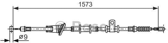 Cable Pull, parking brake 1987482399