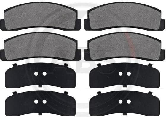 Brake Pad Set, disc brake A.B.S. 36136