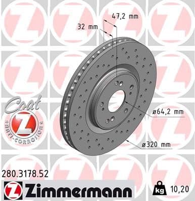 Brake Disc SPORT BRAKE DISC Z 280.3178.52