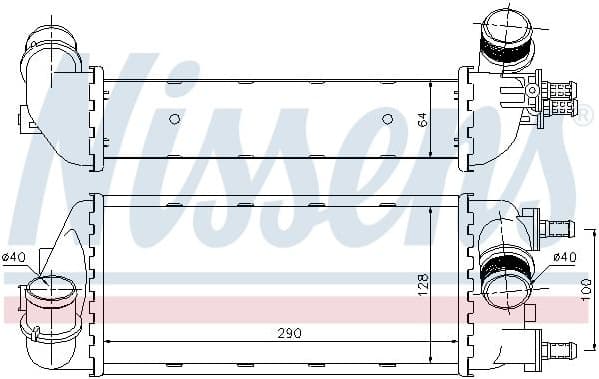 Charge Air Cooler ** FIRST FIT ** 96466