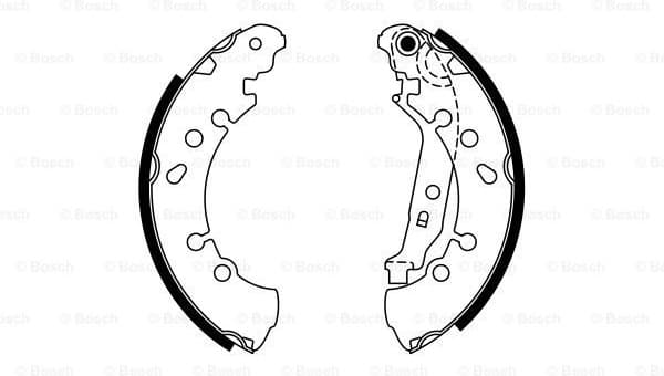 Brake Shoe Set 0986487759
