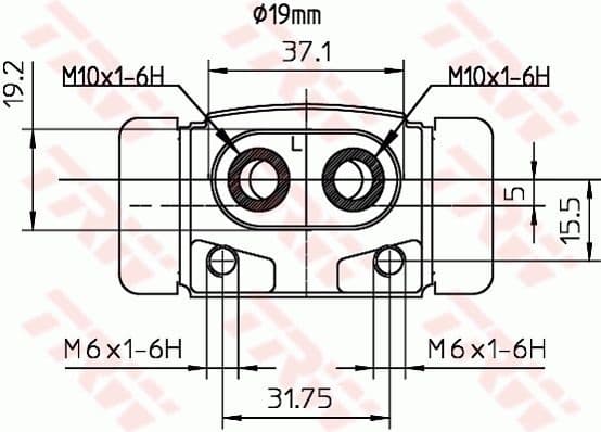 Wheel Brake Cylinder BWD293 - image 2