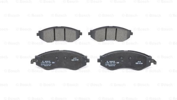 Brake Pad Set, disc brake 0986494343