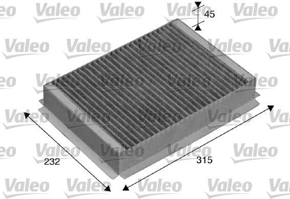 Filter, cabin air VALEO PROTECT 715505
