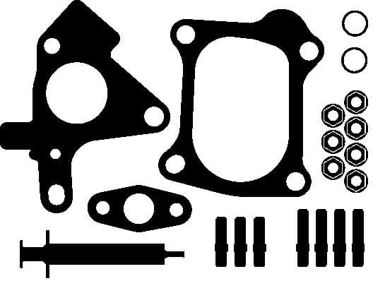 Turbocharger mounting kit 714.351