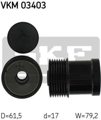 Alternator Freewheel Clutch VKM 03403