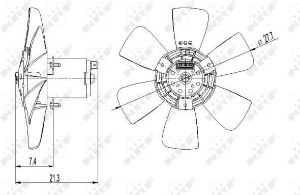 Fan, engine cooling 47391