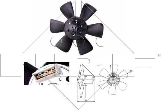 Fan, engine cooling 47391 - image 2