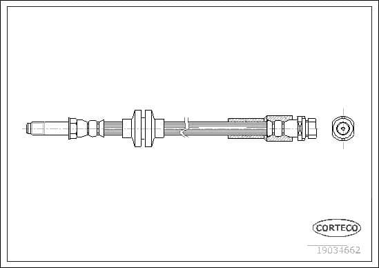 Brake Hose 19034662 - image 2