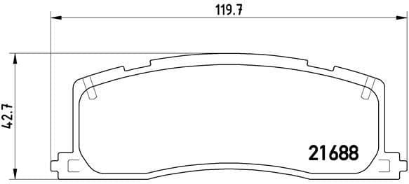 Brake Pad Set, disc brake PRIME LINE P83030