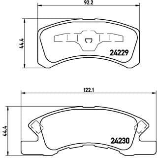 Brake Pad Set, disc brake PRIME LINE P16011