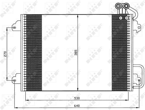 Condenser, air conditioning EASY FIT 35340