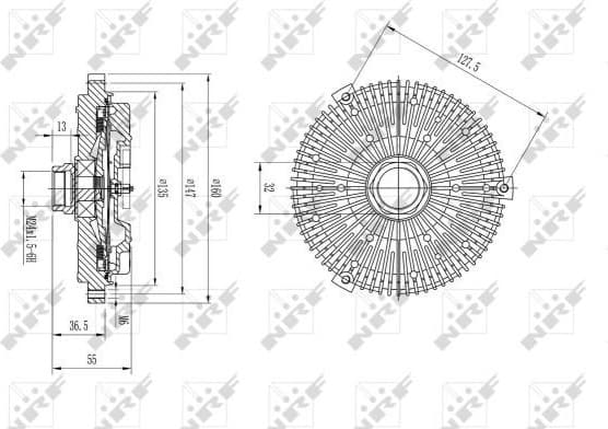Clutch, radiator fan 49590 - image 2