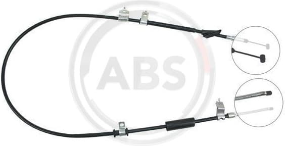Cable Pull, parking brake K15687