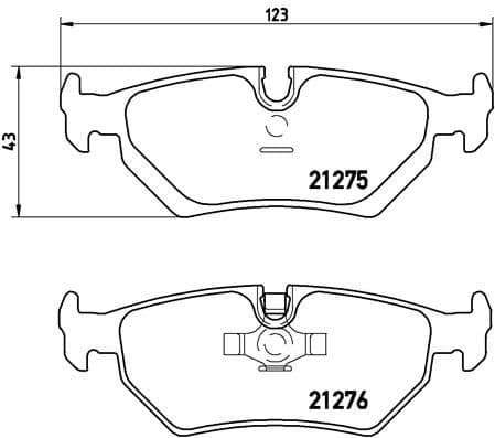Brake Pad Set, disc brake PRIME LINE P36008