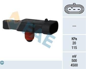 Sensor, intake manifold pressure 15117