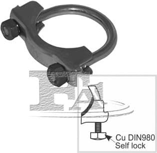 Pipe Connector, exhaust system 921949