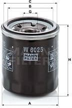 Oil Filter W6025