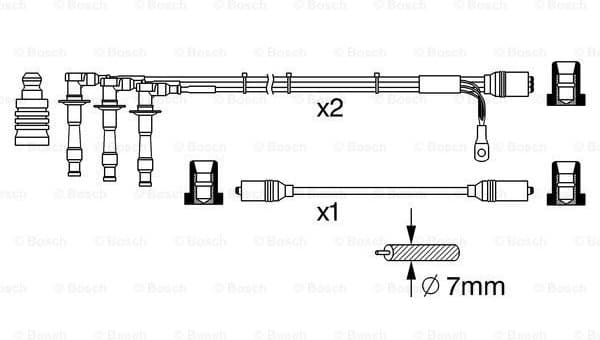 Ignition Cable Kit 0986356373 - image 5