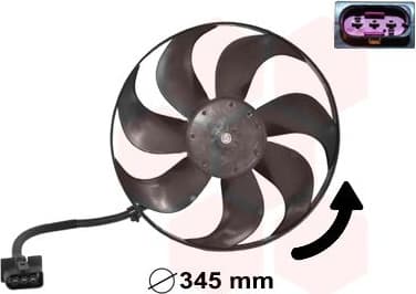 Fan, engine cooling 5888744