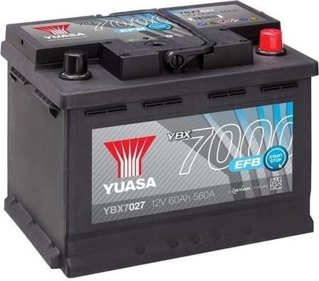 Starter Battery YBX7000 EFB Start Stop Plus Batteries YBX7027