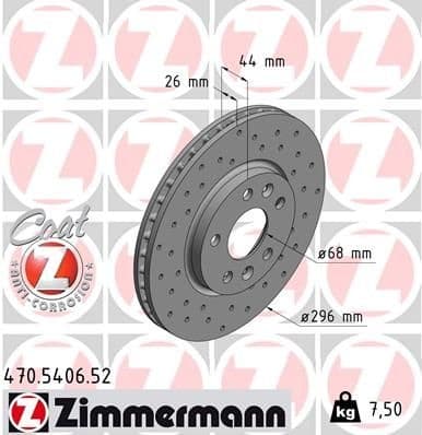 Brake Disc SPORT BRAKE DISC Z 470.5406.52